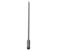 Embout de tournevis Torx creux de 200 mm avec tige hexagonale de 6,35 mm pour T8 T27 T40 pour applications nécessitant un transfert de couple précis (T8)