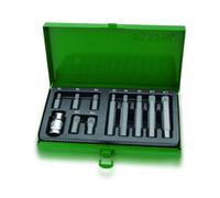Embout de tournevis TORX TOPTUL 1/2 pouces 11Stk Adapter kurz + lang 12Kant
