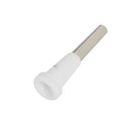 Embout de trompette 7C en métal ABS, accessoires durables, pièces de trompette bB blanc rouge Beige noir en option pour débutants et joueurs intermédiaires (Blanche)
