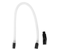 Embout de tube Melodica 32 37 touches universel ABS léger et durable accessoires d'instruments de musique pour les amateurs de guitare débutants tube blanc embout noir 57 cm 37 g