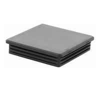 Embout de tube rectangulaire en polyéthylène noir-80x40mm PERGA