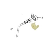 Embout de tube vapeur eau 17001028 / 996530073456 - SAECO