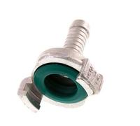 Embout de tuyau 13 mm (1/2'') Coupleur en acier inoxydable pour tuyau de jardin GEKA