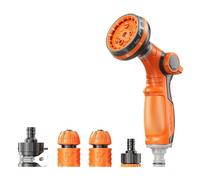 Embout de tuyau d'arrosage | Outil ajustable étanche sans fuite,Modèle à 8 motifs d'arrosage | Lavage auto, nettoyage sol, arrosage, douche pour animaux