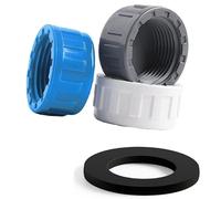 Embout de tuyau en PVC, diamètre intérieur 32 mm/1,26 po, adaptateur de bouchon de tuyau de qualité meuble, raccords de prise de tuyau pour raccordements de tuyaux d'égout, étagère de jardin à monter