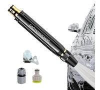 Embout de Tuyau Haute Pression,Accessoire de pulvérisation réglable à main résistant - Buse haute pression pour tuyau de jardin | pour pelouse, cour, arrosage des,