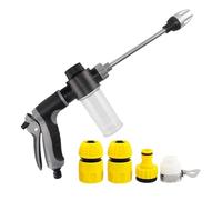 Embout de Tuyau Haute Pression - Compact Pulvérisateur Auto avec Différents Jets Réglables - Nettoyeur Haute Pression Multifonction | pour Le Lavage Auto, extérieur, Maison et Jardin