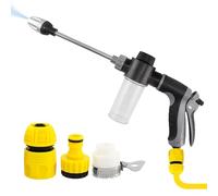 Embout de tuyau haute pression - Compact Pulvérisateur Auto avec Différents Jets Réglables | Pulvérisateur Polyvalent Haute Pression pour Auto - Pour nettoyer maison jardin et extérieur