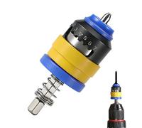 Embout de vis magnétique pour cloison sèche, accessoire de vis à profondeur réglable, 6,8 x 6,1 cm, support en acier ABS avec réglages de profondeur, outil d'installation avec contrôle, accessoire de