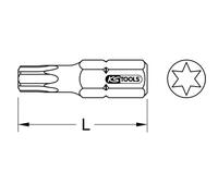 Embout de vissage 1/4'' TORX® T27, L. 18 mm du coffret 918.3050 KSTOOLS - 9183058