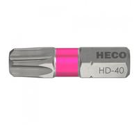 Embout de vissage pour vis HECO à empreintes HECO-DRIVE 40 - longueur 25 mm - x10 HECO