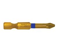 Embout de vissage Tivoly Diamant bi-torsion Pozidriv 50mm N1-2-3