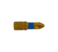 Tivoly 11522220100 Embout de Vissage Torsion Tin pour Vis Pozidriv Pz1