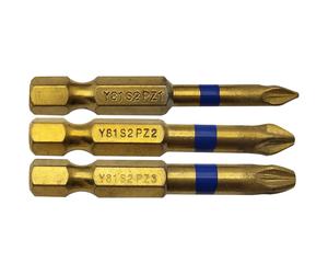 Embout de vissage -Torsion diamant IMPACT -Pour vis Pozidriv N°: N1-2-3 / L: 50 TIVOLY - 11523720001