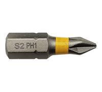 Embout de vissage -Torsion -Pour vis Phillips (Blister) N°: N1 / L: 25 TIVOLY - 11520320100