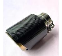 Embout d'échappement 1 Embout D'échappement Voiture Brillant Doré Tuyaux Système Silencieux Tuyau Pour Toutes Voitures Terminal d'échappement(ID 83-OD 101)