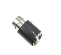 Embout d'échappement 1 Embout Silencieux Acier Inoxydable Pour Tuyau D'échappement Universel Carbone Brillant Terminal d'échappement(57 IN-89 OUT)