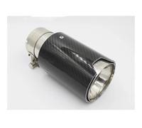 Embout d'échappement 1 Embout Silencieux D'échappement Arrière Brillant Fibre Carbone 63-93 Mm Pour BMW Pour M Série Embouts Universels Auto Fuyal Sifflet(ID 48-OD 105)