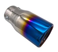 Embout d'échappement 1 PCS Pour Toyota Pour Crown 2007-2017 Buse Sortie D'échappement Voiture Silencieux Embout Acier Inoxydable Modifiés Auto Fuyal Sifflet(Blue flat)