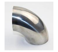 Embout D'echappement 1 Pièces 304 Coude 90 Degrés Angle Coude 1.5mm D'épaisseur 51mm 54mm 57mm 63mm Raccord De Tuyau D'échappement Soudé Gorge Queue(51mm x 1.5mm)