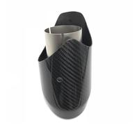 Embout d'échappement 1 Pièces Embouts De Silencieux D'échappement En Carbone Sortie 4. "pouces Style Voiture Tuyaux D'extrémité Universels Tuyau Déchappement(IN 67MM-OUT 105MM)