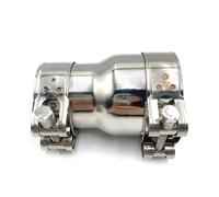 Embout d'échappement 1 * Tuyau D'échappement En Acier Inoxydable 304 Adaptateur Droit Réducteur Taille Manchon Silencieux Général Avec Pince Tuyau Déchappement(57MM-60MM)