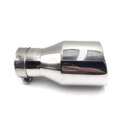 Embout d'échappement 1 Tuyau D'échappement Universel Acier Inoxydable 304 + Embout Voiture Terminal d'échappement(IN 57-OUT 89)