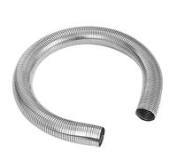 Embout D'échappement 1000mm Tuyau D'échappement Flexible Tuyau Ventilation Tube Réparation Rapide Acier Inoxydable Bricolage Tubes Fumée Échappement Ventilation Universel Voiture Queue Gorge