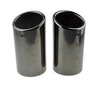 Embout D'échappement 2 Embouts De Silencieux D'échappement Pièce/ensemble, Pour BMW E46 E38 E90 E60 E36 F30 F30 X3 E83 1.4T Silencieux(Le noir)
