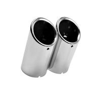 Embout D'échappement 2 Embouts De Silencieux D'échappement Pièce/ensemble Pour VW Pour Jetta MK6 Pour Golf 7 Pour Variante 1.4T Silencieux(Argent)