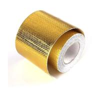 Embout D'échappement 5m 10m voiture moto échappement Reflect-A-GOLD haute température chaleur réfléchissant rouleau bande Turbo chaleur bande thermique Silencieux(004)