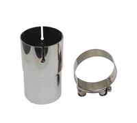 Embout d'échappement Accessoires Universels Voiture Adaptateur Réducteur Tuyau D'échappement En Acier Inoxydable Silencieux Moto Soudé Tuyau Déchappement(O.D 63MM-76MM)