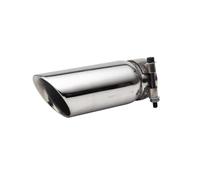 Embout D'échappement Acier Inoxydable Pour Voiture Sortie Ovale Inclinée 78 Mm Embout Silencieux 89 Mm Accessoires Extrémités Tuyau D'échappement Voiture