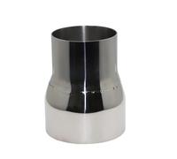 Embout d'échappement Adaptateur Droit Universel En Acier Inoxydable Réducteur De Silencieux D'échappement Tuyau Soudé Plusieurs Tailles Disponibles Tuyau Déchappement(O.D 51mm-76mm)