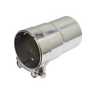 Embout d'échappement Adaptateur Réducteur Tuyau D'échappement Acier Inoxydable Accessoires Universels Voiture Soudé Silencieux Terminal d'échappement(O.D 51-60)