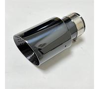 Embout d'échappement Buse D'échappement En Acier Inoxydable Titane Noir Grand Diamètre 101mm 114mm Silencieux Voiture Ouvert Queue De Poinçon Tuyaux d'échappement(51mm-114mm)