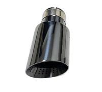 Embout D'echappement Buse D'échappement en Acier Inoxydable Titane Noir Grand Diamètre 101mm 114mm Silencieux De Voiture Ouvert Buse Queue De Poinçon Gorge Queue(63mm-101mm)