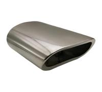 Embout D'echappement Cache De Silencieux Tuyau D'échappement Arrière Voiture Pour X3 E83 F25 Série 3 E90 E91 320d 318d 318i E92 E93(Argent)