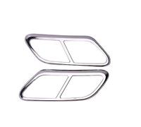 Embout d'échappement Cache-embout d'échappement Pour Volvo XC40, XC60, XC90, S60, V60, S90, V90 - Cadre décoratif noir( 2)