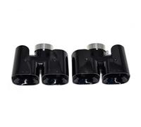 Embout d'échappement carré pour Defender 90 110 130 2020-2025 (Noir 2.0TA)