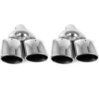 Embout d'échappement chromé en acier inoxydable pour Mercedes Classe C W204 S204 C204 Tuyau de sortie