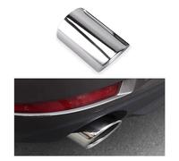Embout D'echappement Couvercle Pointe Tuyau Silencieux D'échappement Voiture D'acier Inoxydable Tuyau D'échappement Pour Audi A3 8V 8P Pour Sportback Tuyau D'échappement (Couleur : 1pcs 76mm Silver)