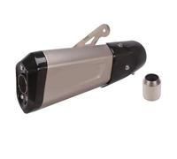 Embout D'échappement De Moto Silencieux Double Sortie Tuyau Slip on 51 Mm Universel