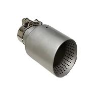 Embout d'échappement de Voiture, buse d'échappement en Acier Inoxydable 304 Mat, Garniture de système d'échappement (77 mm - 114 mm)