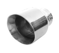 Embout D'echappement De Voiture En Acier Inox 57mm Chrome Universel