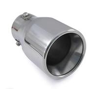 Embout D'echappement De Voiture En Acier Inox 58mm Chrome Universel