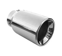 Embout D'echappement De Voiture En Acier Inox 82mm Chrome Universel