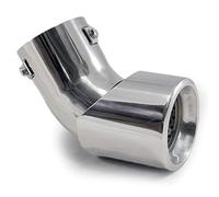 Embout D'echappement De Voiture En Acier Inox Chrome Universel