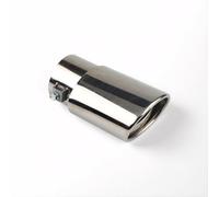 Embout d'échappement de voiture en acier inoxydable, Pour BMW 3.0 CSL Coupe 2022-2023 Cache-pot d'échappement, silencieux de voiture en acier inoxydable,Silver-Straight