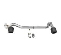 Embout D'échappement Double Pour BMW E90 E92 320i 318i 325i Silencieux En Acier Inoxydable Modification Voiture(Carbon Fiber)